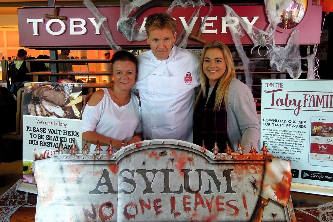 Gordon Ramsay Lookalike food promotions and festivals