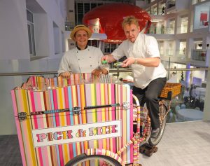 Gordon Ramsay lookalike Solent University opening event